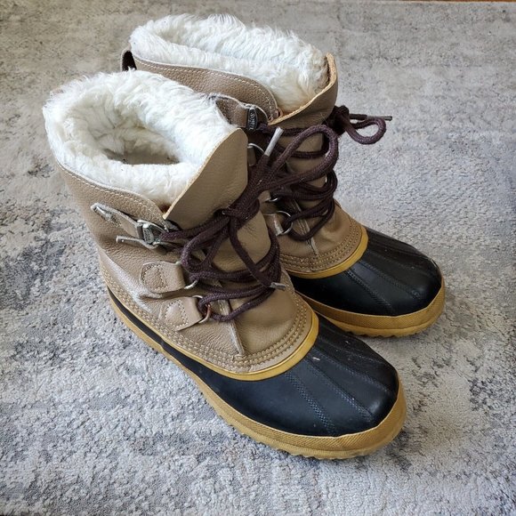 Sorel Shoes Sorel Womens Size 8 Duck Boots Snow Waterproof Winter Felt Lined Poshmark